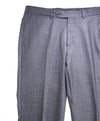 $795 ERMENEGILDO ZEGNA -"TROFEO 600" Gray Textured Pants - 34W