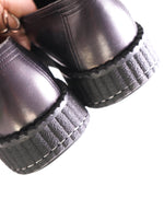 $1,720 BERLUTI PARIS- Gray Leather Lug Sole Penny Loafers - 8 US