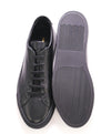 $440 COMMON PROJECTS - "Achilles" Black Leather Sneakers - 8 US (41EU)