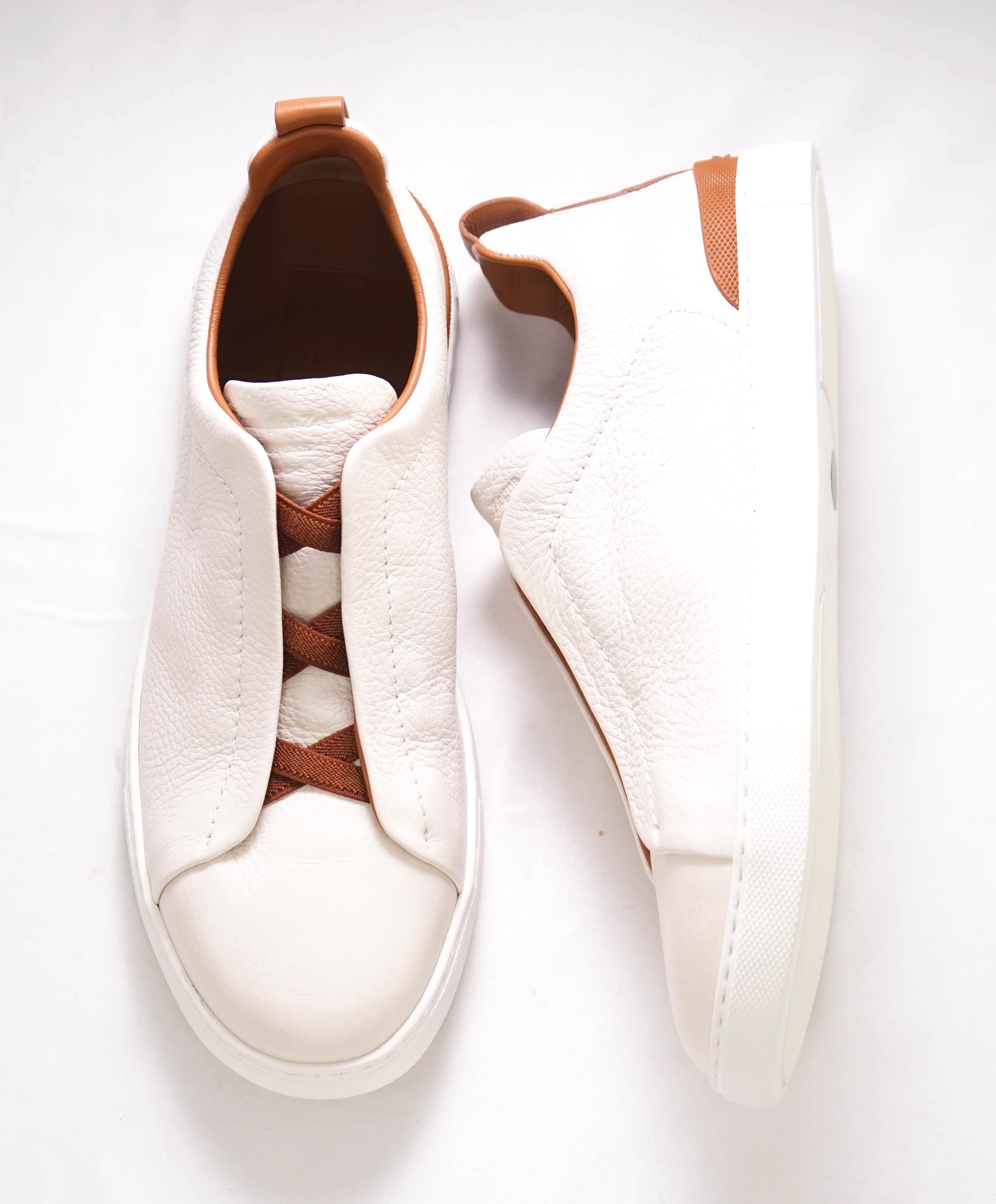 $950 ERMENEGILDO ZEGNA - COUTURE "Triple Stitch" Sneakers - 9 US (42 EU)
