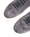 $750 SALVATORE FERRAGAMO - Gray Gancini Logo Sneaker - 8M US