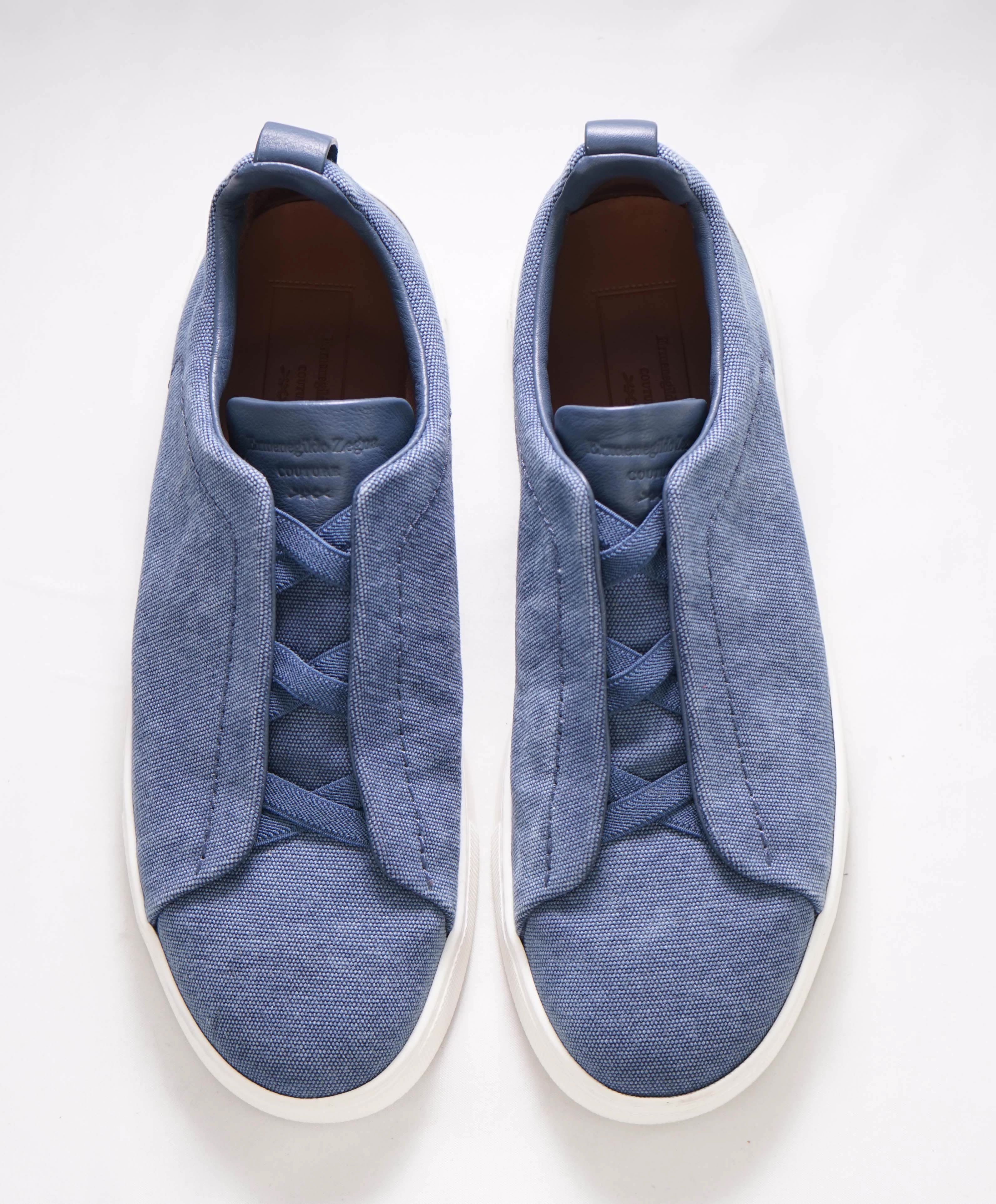 $790 ERMENEGILDO ZEGNA - COUTURE "Triple Stitch" Sneakers - 9 US (42 EU)