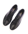 $440 COMMON PROJECTS - "Achilles" Black Leather Sneakers - 11 US (44EU)