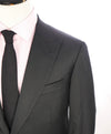 $3,000 ISAIA - Satin PEAK LAPEL Black Wool Tuxedo Dinner Jacket Blazer - 46R