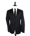 SAMUELSOHN - 1-Button NAVY BLUE Notch Lapel Tuxedo Super 120's Suit - 42R