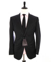 $3,250 ERMENEGILDO ZEGNA - "MICRONSPHERE" *Closet Staple* Black Suit - 44R 35W