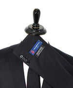 ERMENEGILDO ZEGNA - By SAKS FIFTH AVENUE SILK BLEND "Tailored" Black Suit - 46R 42W
