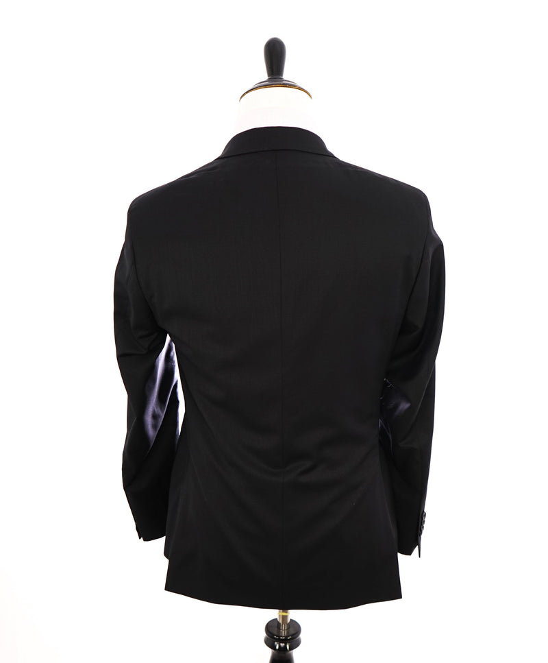 ERMENEGILDO ZEGNA - By SAKS FIFTH AVENUE SILK BLEND "Tailored" Black Suit - 46R 42W