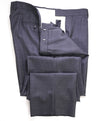 Z ZEGNA - Micro Houndstooth Blk/Gray "SLIM" Flat Front Dress Pants - 39W