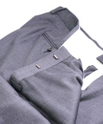 Z ZEGNA - Micro Houndstooth Blk/Gray "SLIM" Flat Front Dress Pants - 39W