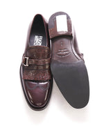 $950 SALVATORE FERRAGAMO - Brown *CROCODILE* Leather Loafer- 8 D