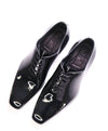 $890 ERMENEGILDO ZEGNA - Monte Carlo Black Patent Leather Oxfords - 11 US