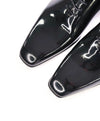 $890 ERMENEGILDO ZEGNA - Monte Carlo Black Patent Leather Oxfords - 11 US