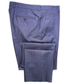 Z ZEGNA - Blue Check "SLIM" Flat Front Dress Pants - 32W