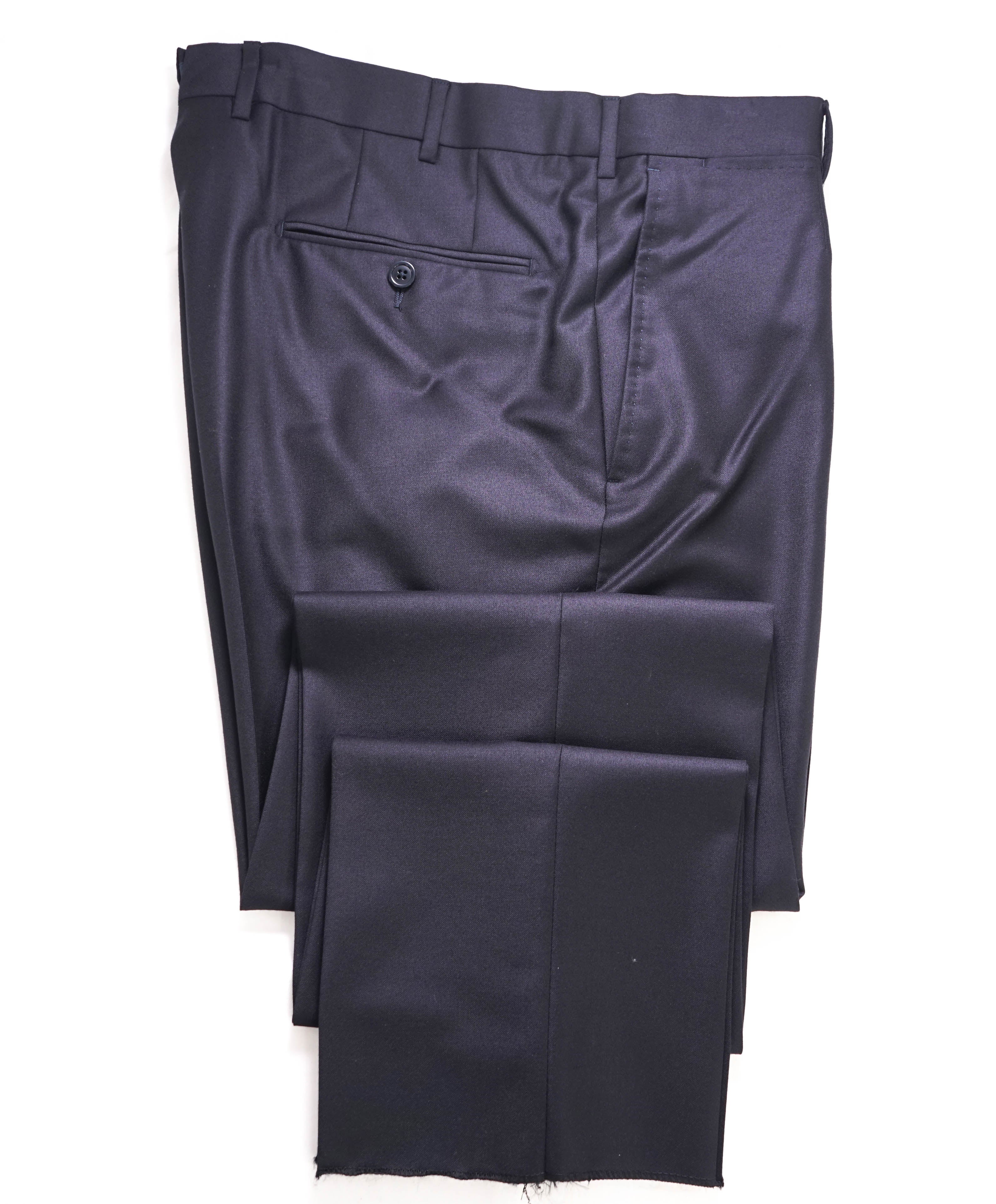 $890 ERMENEGILDO ZEGNA -"TROFEO Su Misura" Navy Pants - 34W