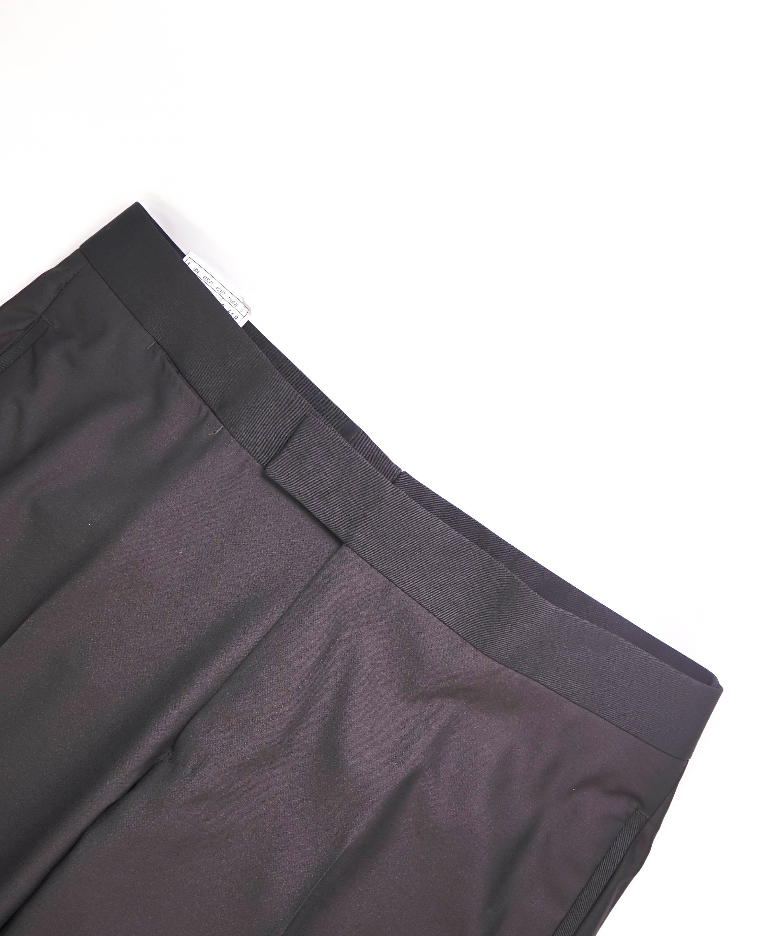 ERMENEGILDO ZEGNA - Brown/Burgundy SILK Tuxedo Dinner Pants - 36W (54EU)