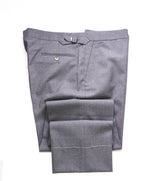RALPH LAUREN PURPLE LABEL - *SIDE TABS* Gray Flat Front Dress Pants - 40W