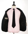 CANALI - Black *CLOSET STAPLE* Notch Lapel Tuxedo Suit - 42S