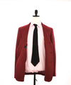 SAKS FIFTH AVENUE - Red **SUEDE Elbow Patches** Blazer - 42R