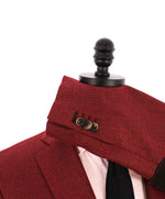 SAKS FIFTH AVENUE - Red **SUEDE Elbow Patches** Blazer - 42R