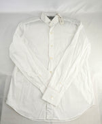 $395 ELEVENTY - White Wing Collar Button Down Shirt - M
