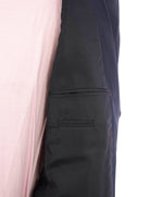 $1,995 ARMANI COLLEZIONI - "G Line" Blue Geometric Dinner Jacket Blazer - 38S