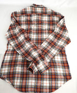 $395 ELEVENTY - Classic Check LINEN Multi Button Dress Shirt - M