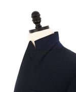$1,995 ARMANI COLLEZIONI - "G Line" Blue Geometric Dinner Jacket Blazer - 40R