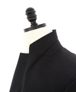 ARMANI COLLEZIONI -  "G Line" Modern Solid Black Notch Lapel Suit - 38R