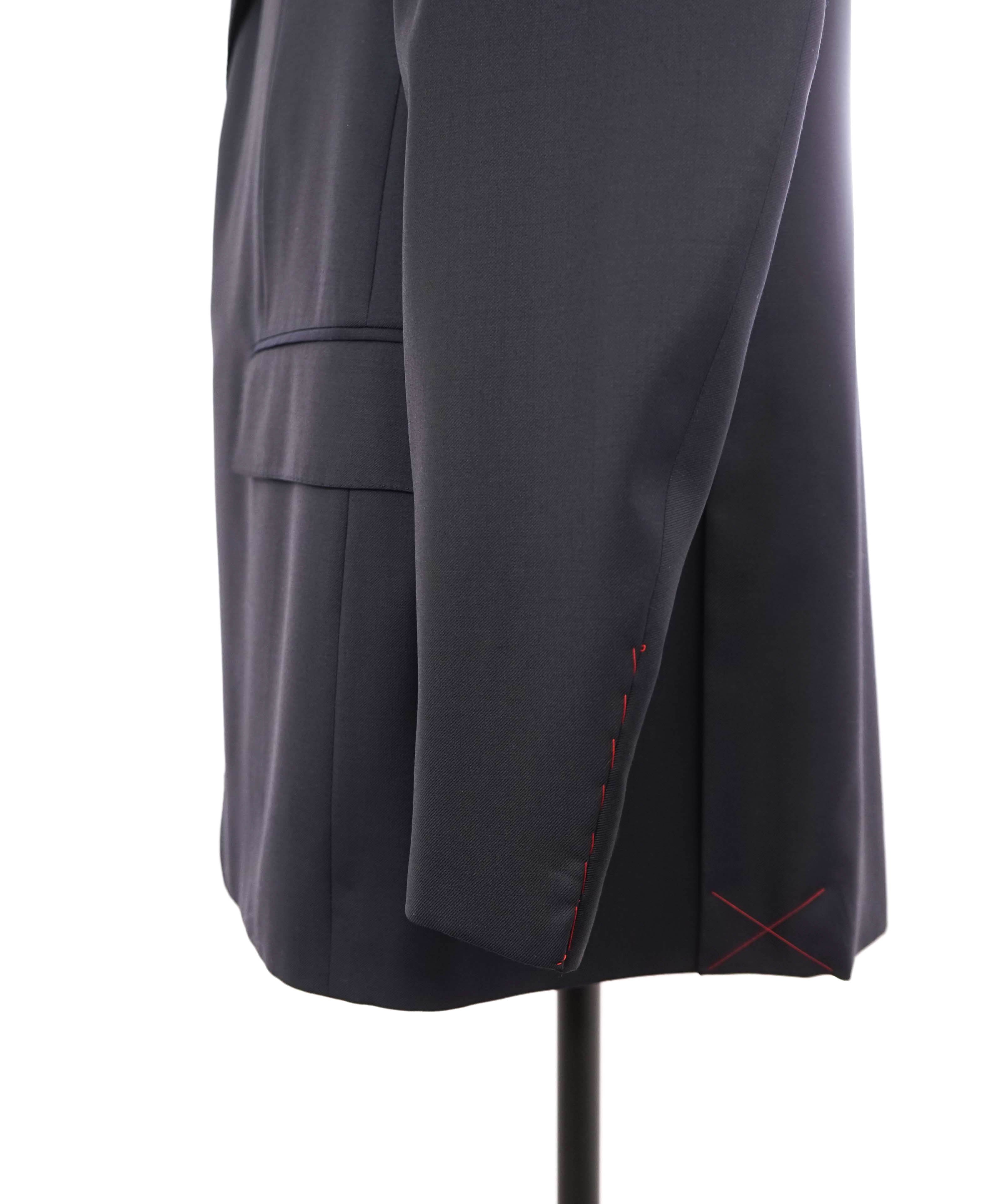 $3,750 ISAIA - Navy Blue "SANITA" *CLOSET STAPLE* Coral Pin Suit - 48R