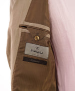 $2,295 CANALI - "EXCLUSIVE Super 150's" Beige Wool Blazer - 44R