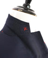 $3,750 ISAIA - Navy Blue "AQUASPIDER" *CLOSET STAPLE* Coral Pin Suit - 44S