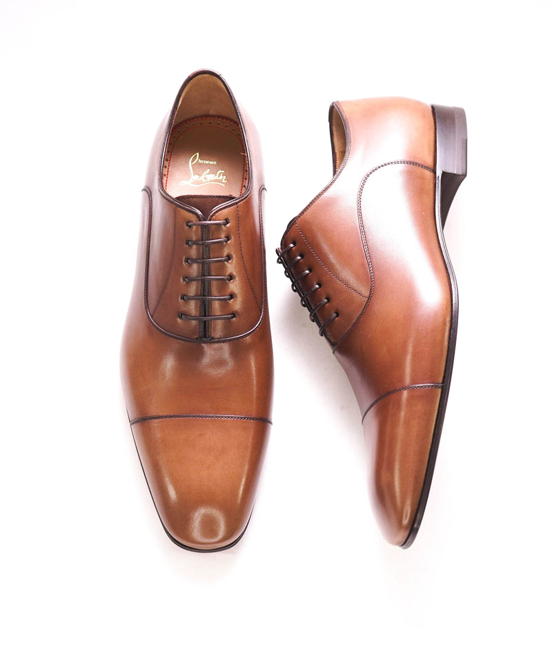 $1,050 CHRISTIAN LOUBOUTIN - *GREGGO* Brown Oxfords - 10 US (43)