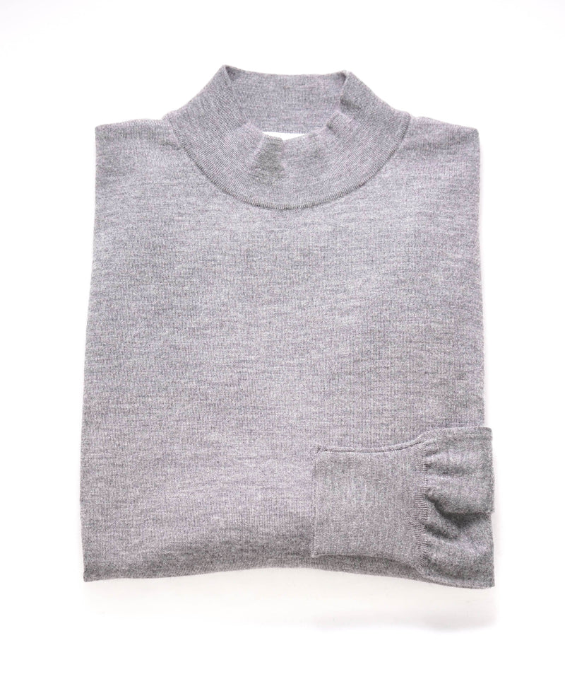 $1,795 BRIONI - 70% CASHMERE/SILK Mock Turtleneck Pullover Sweater- 40US (50EU)