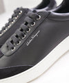 $695 SALVATORE FERRAGAMO - *PADEL* White/Black Gancini Sneaker - 9 M US