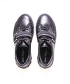 $750 SALVATORE FERRAGAMO - *GANCINI* Black Sneaker - 7.5 US