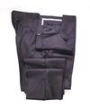 EMPORIO ARMANI - Black *Closet Staple* Flat Front Tuxedo Dinner Pants - 38W (54 EU)