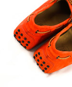 TOD’S - LACCETTO Orange Tods Logo Driving Loafers- 9US (8)