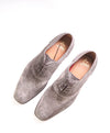 $1,050 CHRISTIAN LOUBOUTIN - Scalloped Gray Suede Oxfords - 8 US (41)