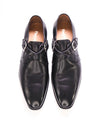 $995 PAUL STUART - *Galante* Crisscross Double Monk Strap Leather Shoes - 8 US (7 IT)