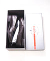 $950 PRADA - Brown/Navy Saffiano Leather LOGO Loafers - 9.5 US (8.5 Prada)