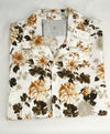 $395 ELEVENTY - *Abstract FLORAL* Havana Camp Collar Resort Shirt - M