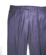 $890 ERMENEGILDO ZEGNA - Navy WOOL Chalk Stripe Dress Pants - 42W (60EU)