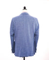 $995 LORO PIANA - For Saks Fifth Ave “CAPOLAVORO” Baby Blue Knit Blazer- 42R