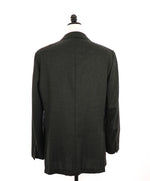 $3,295 ERMENEGILDO ZEGNA - Forest Green Royal Weave "Street Jacket" Blazer - 46L