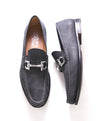 $2,650 SALVATORE FERRAGAMO - “Mason” PYTHON Leather Logo Bit Loafers - 10.5 D