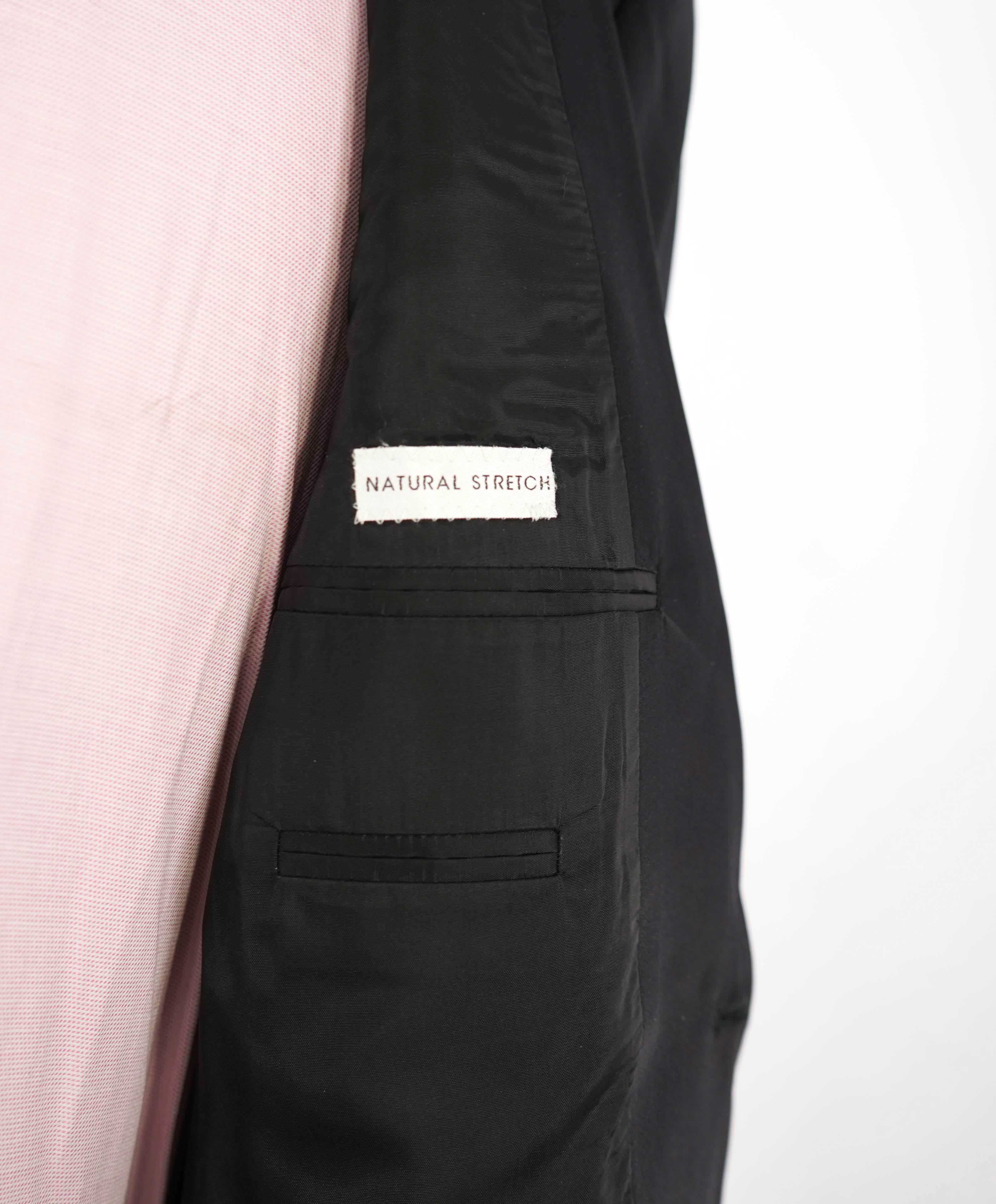 $1,995 ARMANI COLLEZIONI - “G LINE” 1-Btn Notch Lapel 130's Tuxedo Suit - 40L