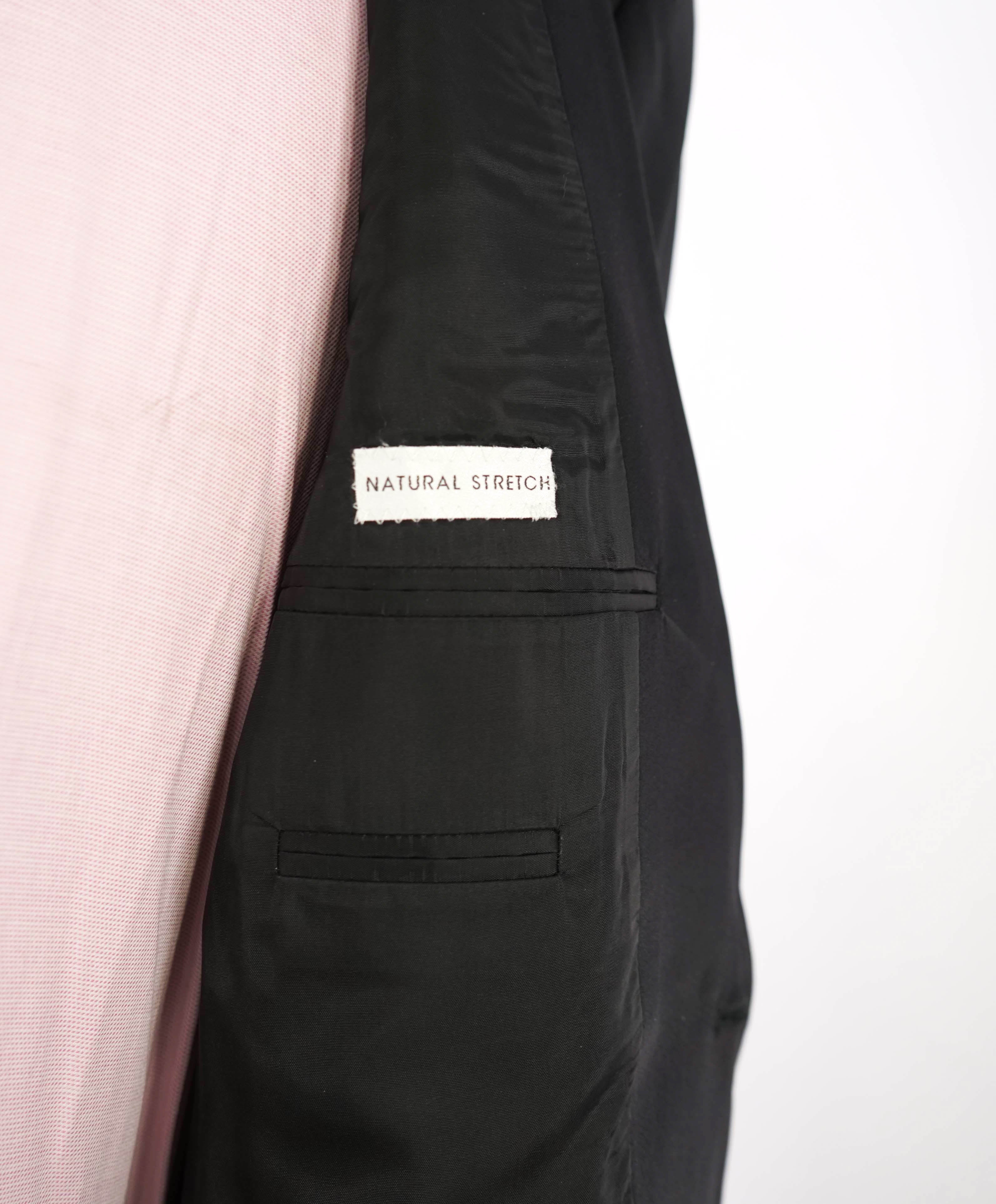 $1,995 ARMANI COLLEZIONI - “G LINE” 1-Btn Notch Lapel 130's Tuxedo Suit - 40L