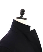 $2,395 CANALI - "KEI" *Water Resistent* Textured Navy Classic Wool Topcoat Coat - 48R