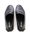 $850 PRADA - Black Saffiano LOGO Leather Penny Loafers - 10US (9)